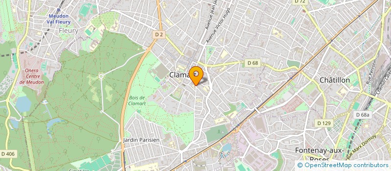 localisation de l'entreprise SOC PATRICE RIBERT à CLAMART