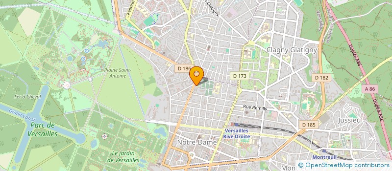 localisation de l'entreprise SOC PATRIMOINE IMMO FAMILIAL RABOURDIN à VERSAILLES