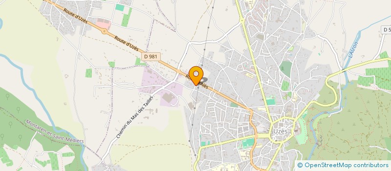 localisation de l'entreprise SOC PATRIMONIALE BARET ENJAMBRE  UZES