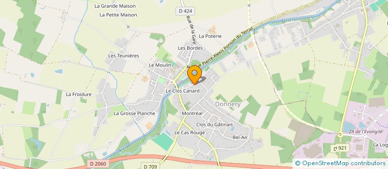 localisation de l'entreprise SOC PECHE LE BROCHET à DONNERY