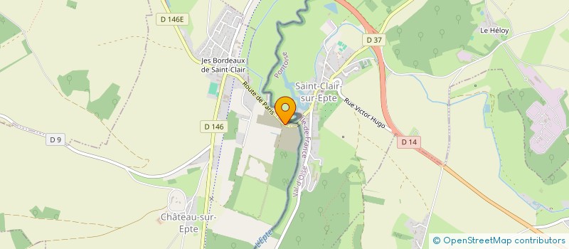 localisation de l'entreprise SOC PEINTURE ET RAVALEMENT DU VEXIN  CHATEAU-SUR-EPTE