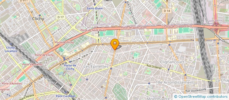 localisation de l'entreprise SOC PEINTURE SERVICE I35 à PARIS