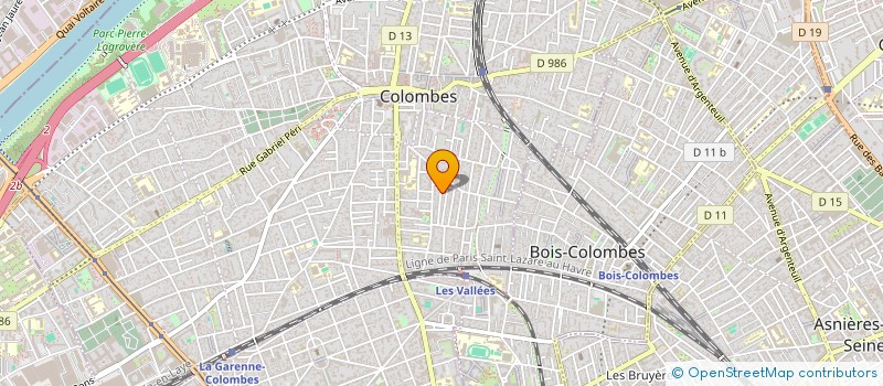 localisation de l'entreprise SOC PERDEREAU BRIGITTE PHILIPPE à COLOMBES