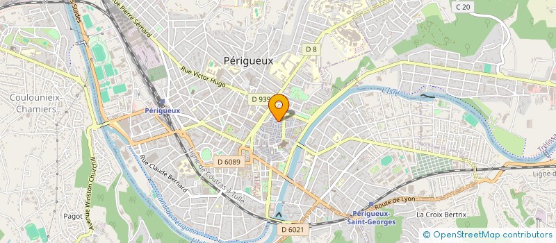 localisation de l'entreprise SOC PERIGOURDINE CHOCOLAT à PERIGUEUX