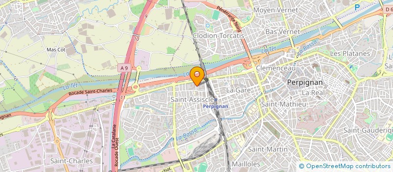 localisation de l'entreprise SOC PERPIGNANAISE DE BATIM T P  PERPIGNAN