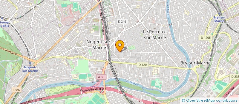 localisation de l'entreprise SOC PERREUXIENNE DEMENAGEMENT TRANSPORT à LE PERREUX-SUR-MARNE