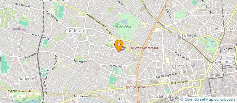 localisation de l'entreprise SOC PHILANTHROPIQUE DES AMIS REUNIS à BORDEAUX