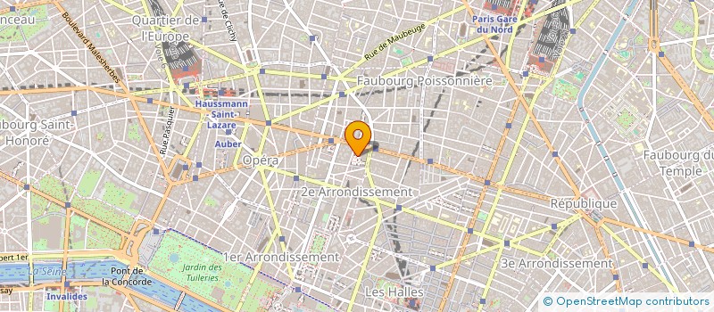 localisation de l'entreprise SOC PHILATELIE NATION à PARIS