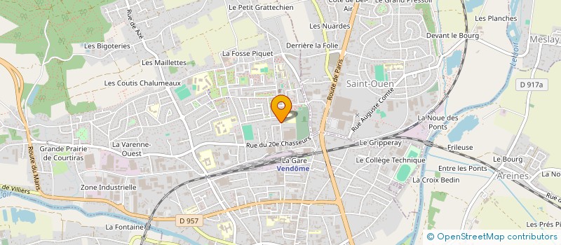 localisation de l'entreprise SOC PHILATELIQUE VENDOMOISE à VENDOME