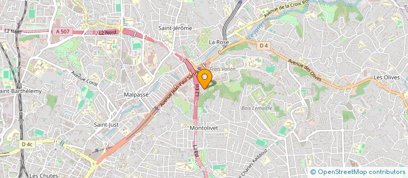 localisation de l'entreprise SOC PHOCEENNE DU BATIMENT à MARSEILLE 13