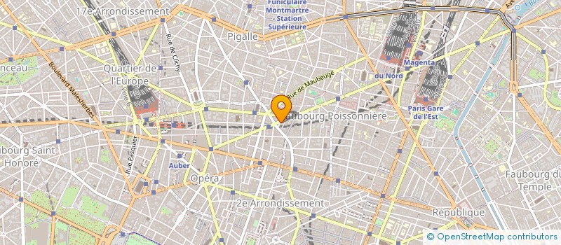localisation de l'entreprise SOC PHOTO 9 LAFAYETTE à PARIS