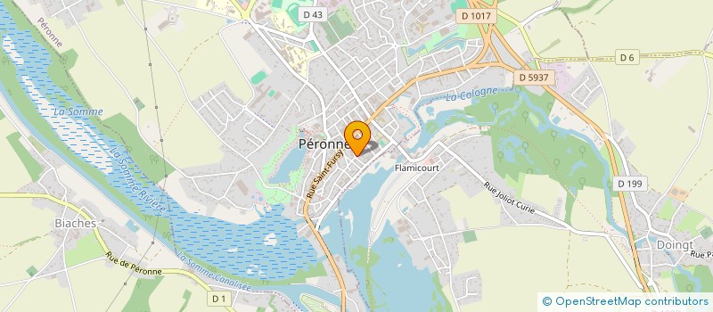 localisation de l'entreprise SOC PICARDE DE SUPERMARCHES à CLERY-SUR-SOMME