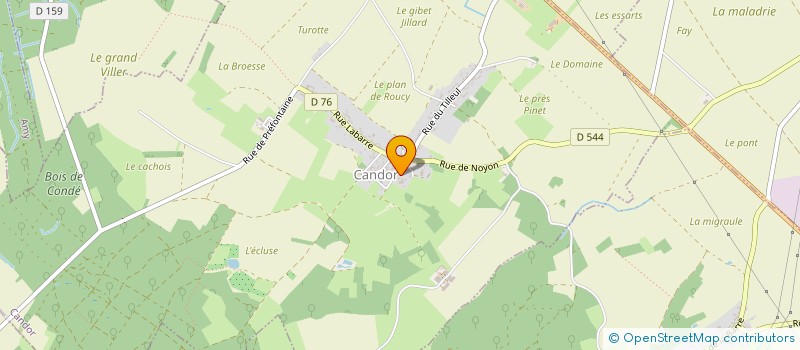 localisation de l'entreprise SOC PICARDE RENOVATION ET CONSTRUCTION  CANDOR