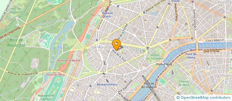 localisation de l'entreprise SOC PIERRE BAP ET CIE  PARIS