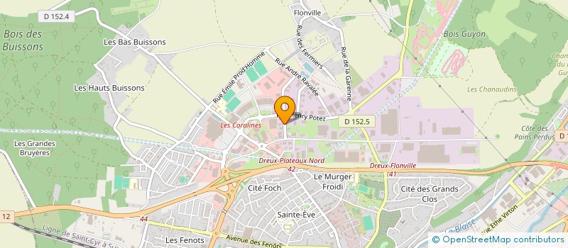 localisation de l'entreprise SOC PILET MADORE MECAN GENER PRECISION à DREUX