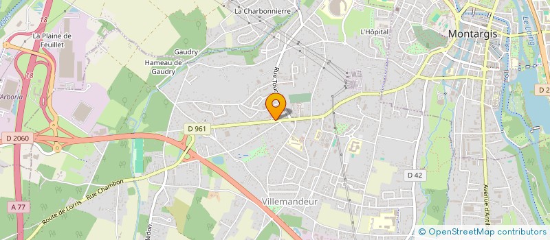 localisation de l'entreprise SOC PILLAIS VILLEMANDEUR DISTRIBUTION à VILLEMANDEUR