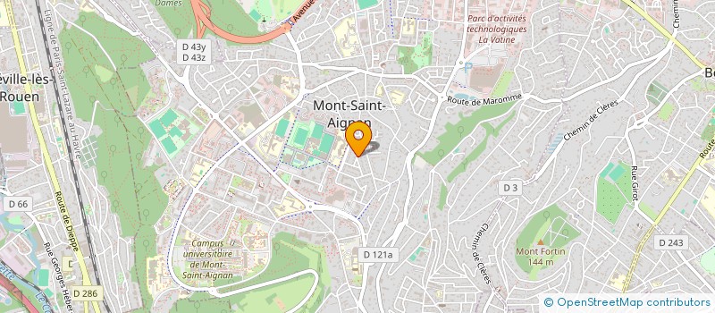 localisation de l'entreprise SOC PLACEM IMMOB ET MOBILIERS  MONT-SAINT-AIGNAN