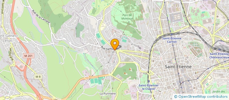 localisation de l'entreprise SOC PLANFORET à SAINT-ETIENNE