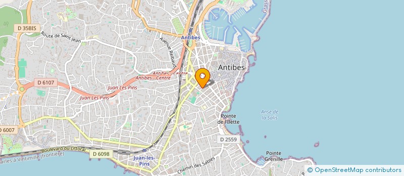 localisation de l'entreprise SOC PLASTI SOL à ANTIBES