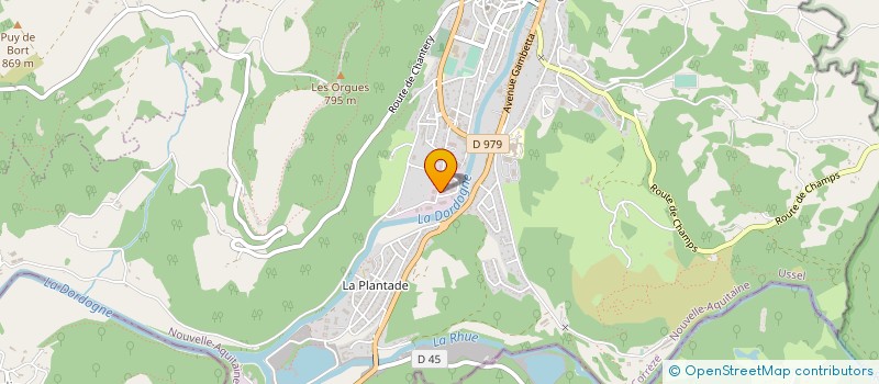 localisation de l'entreprise SOC PLAT FRERES à BORT-LES-ORGUES