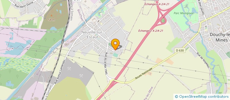 localisation de l'entreprise SOC PLATRERIE MENUISERIE ET AGENCEMENT  NEUVILLE-SUR-ESCAUT