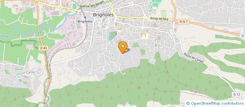 localisation de l'entreprise SOC PLOMBERIE CHAUFFAGE SANITAIRE à BRIGNOLES
