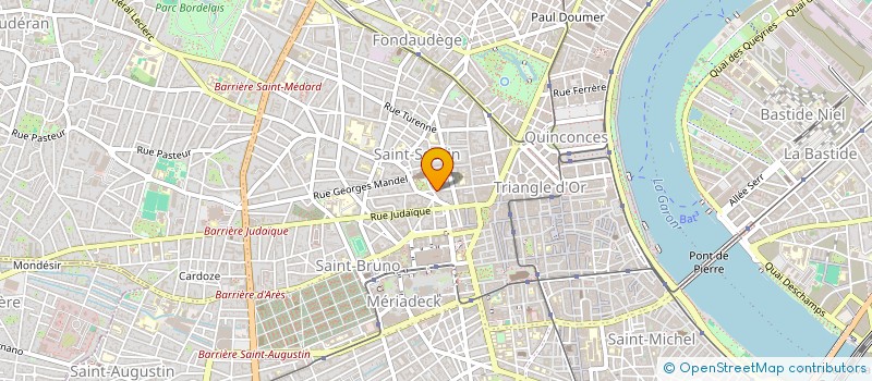 localisation de l'entreprise SOC PLURI-DISCIPLINAIRE D'ODONTOLOGIE à BORDEAUX