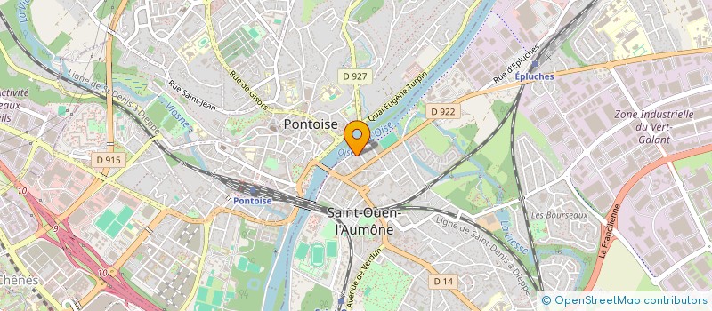 localisation de l'entreprise SOC PONTOISE PNEUMATIQUES à SAINT-OUEN-L'AUMONE
