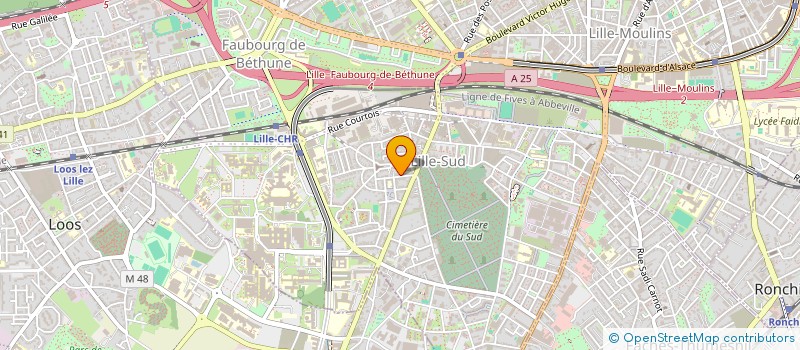 localisation de l'entreprise SOC POSE ETANCHEITE COUVERTURE CARLIER à LILLE