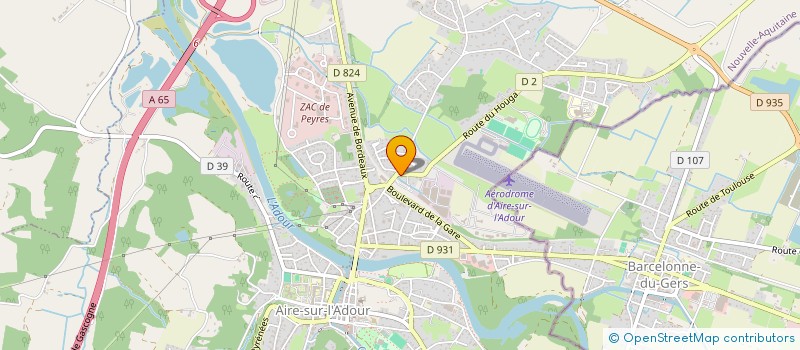 localisation de l'entreprise SOC POTEZ AERONAUTIQUE  AIRE-SUR-L'ADOUR