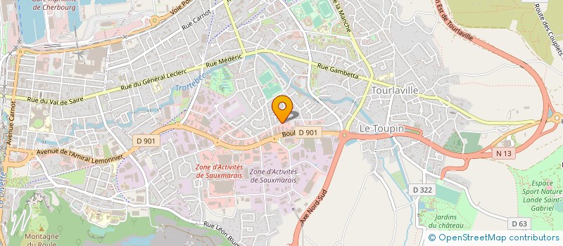 localisation de l'entreprise SOC POUR AMENAG CUISINES SALLES DE BAINS à CHERBOURG-EN-COTENTIN
