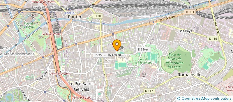 localisation de l'entreprise SOC POUR L INVEST ET LE PATRIM DE FRANCE à PANTIN