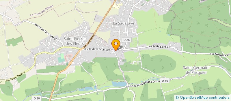 localisation de l'entreprise SOC POUR LA PRESERVATION DE L EAU à LA SAUSSAYE