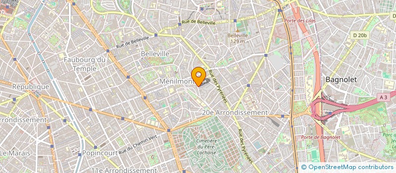 localisation de l'entreprise SOC POUR LE BUREAU ET SON ENVIRONNEMENT  PARIS