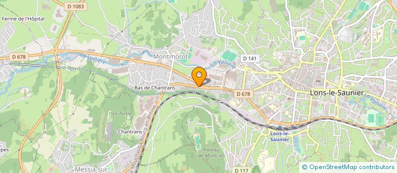 localisation de l'entreprise SOC POURLABIO  MONTMOROT