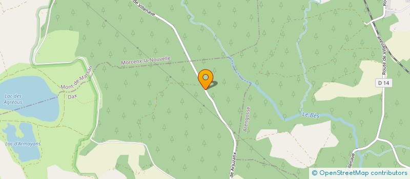 localisation de l'entreprise SOC PRAT COYE TRANSPORT BOIS  VILLENAVE