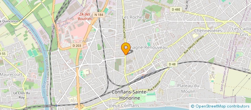 localisation de l'entreprise SOC PRESSE REGIONALE ET PARISIENNE à CONFLANS-SAINTE-HONORINE