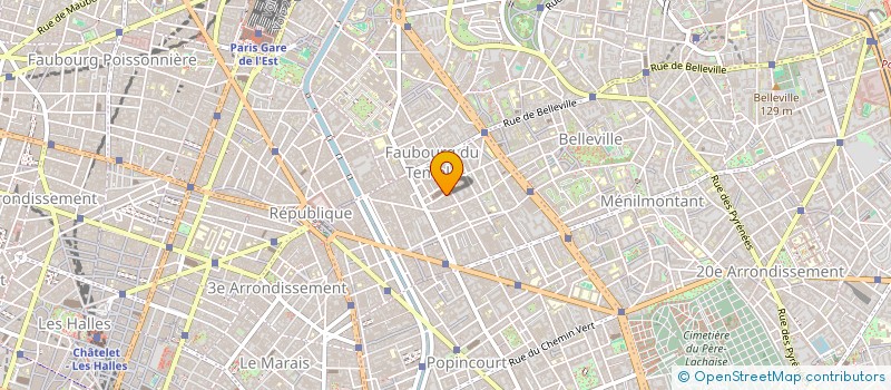 localisation de l'entreprise SOC PRESSING AMELVIN à PARIS