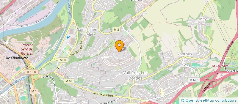 localisation de l'entreprise SOC PRESSING DE L EST à METZ