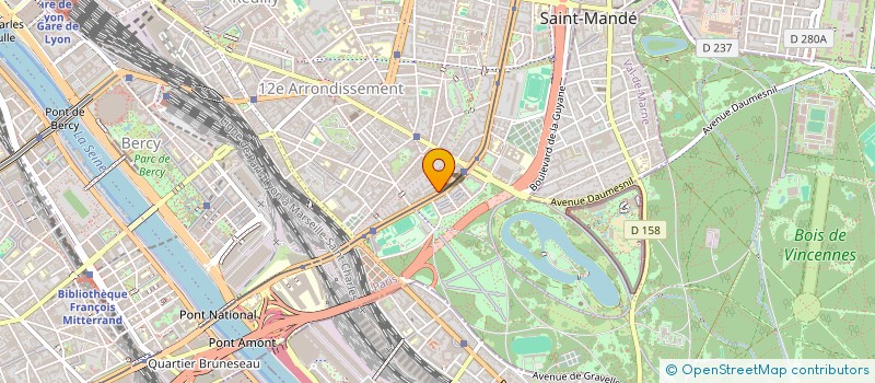 localisation de l'entreprise SOC PRESSING PONIATOWSKI  PARIS