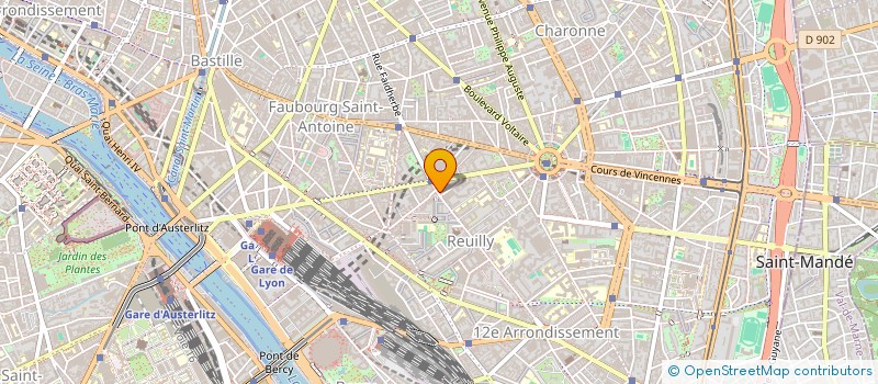 localisation de l'entreprise SOC PRESSING REUILLY à PARIS