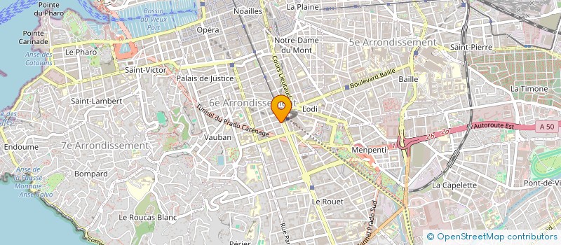 localisation de l'entreprise SOC PRESTATAIRE MEDITERRANEE  MARSEILLE