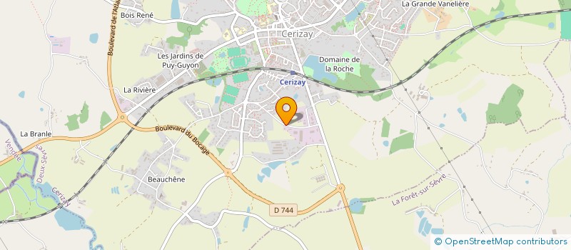 localisation de l'entreprise SOC PRESTATION DESOSS SEVRIENNE SPDS à CERIZAY