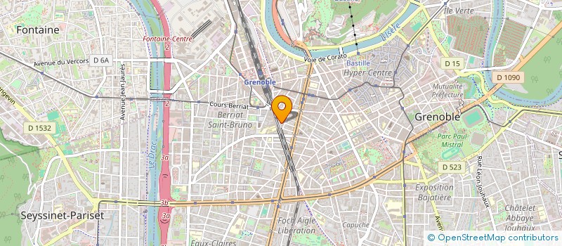 localisation de l'entreprise SOC.PRESTATIONS ET COMMERCIALISATION  GRENOBLE