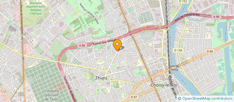 localisation de l'entreprise SOC PRESTATIONS GARDIENNAGE MAINTENANCE  THIAIS