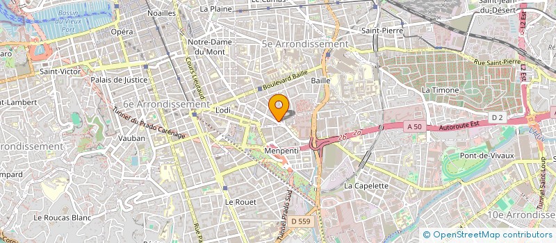 localisation de l'entreprise SOC PRIMA DEPANNAGE à MARSEILLE