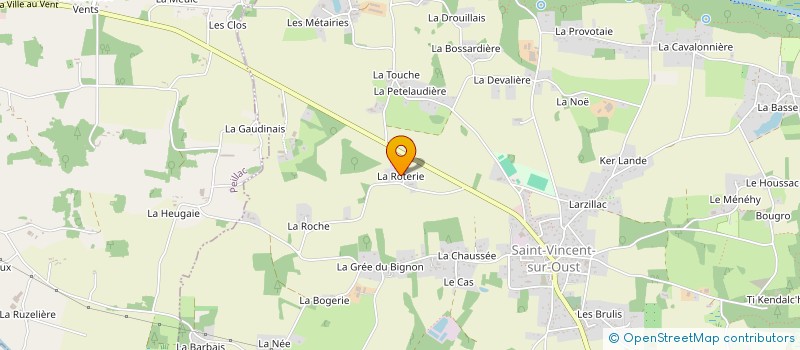 localisation de l'entreprise SOC PRIVEE LORIENTAISE SURVEILLANCE à SAINT-VINCENT-SUR-OUST