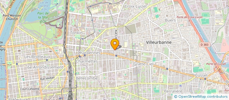 localisation de l'entreprise SOC PRIVEE PROTECT PERSONNES & RAPPROCHE à VILLEURBANNE