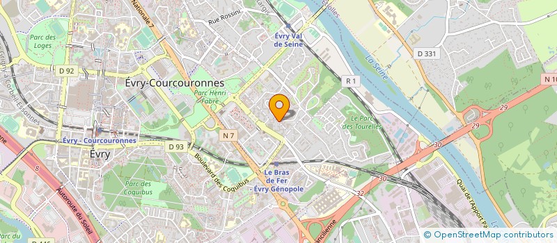 localisation de l'entreprise SOC PROCED MACHIN SPECIALES à EVRY-COURCOURONNES