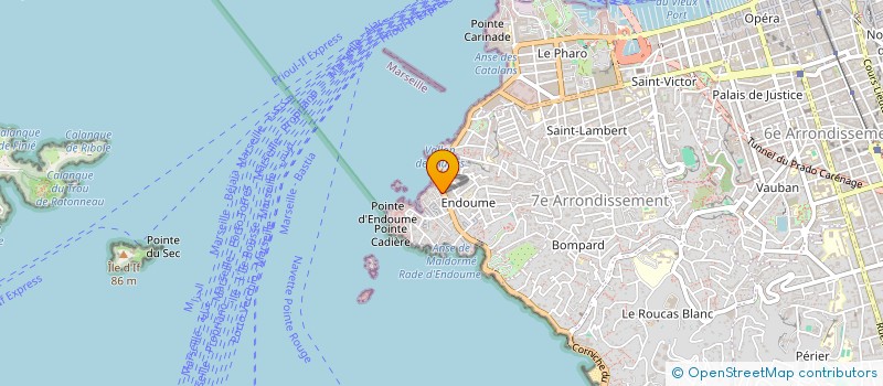 localisation de l'entreprise SOC PRODUC DE DISTRIB ET NEGOCE INTERNAT à MARSEILLE
